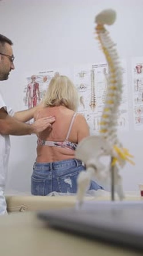 Chiropractic Session at a Professional Clinic of Optimal Health Care