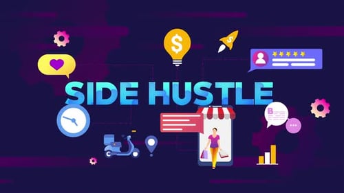 Side Hustle-Infografik-Animation