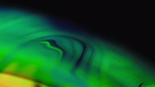 Abstract Colorful Paint Oil on the Surface of a Soap Bubble