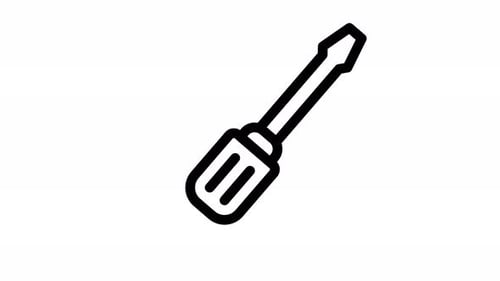Animation des Schraubenzieher-Symbols