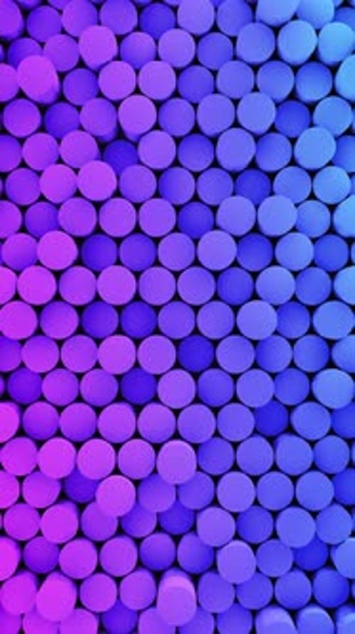 Abstract Geometric Pink Blue Gradient Loop