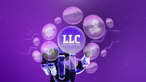 Digital Screen, Llc Limited Liability Company Robotic Technology, Concept, Background 4K