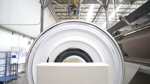 Big Fabric Rools Factory Workflow: Fabric Manufacturing and Production