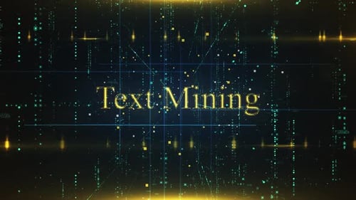 Futuristic Digital Grid Network Text Reveal