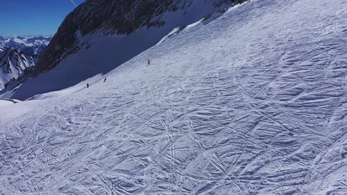 Skiing on Zugspitze and Garmisch Classic, Germany – 4K Drone Video