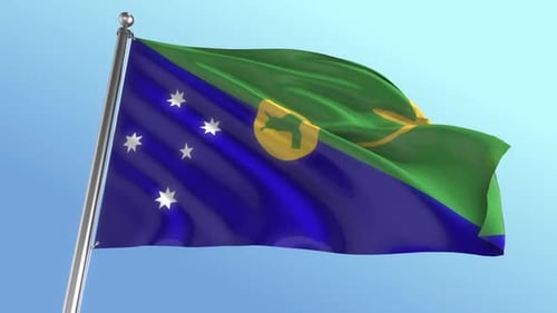 Realistic Waving National Flag Animation