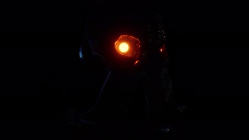 Biomechanical Skull VJ Loop