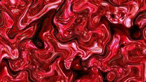 Abstract red shiny texture twist pattern liquid background