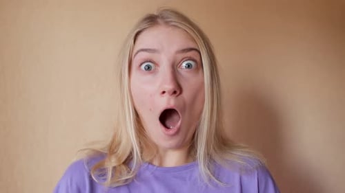 Woman with Surprised Expression