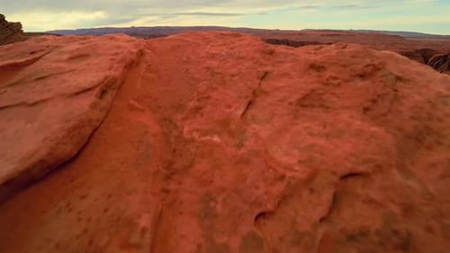Horseshoe Bend Colorado River Curve Overlook Near Page Arizona Canyon Landscape