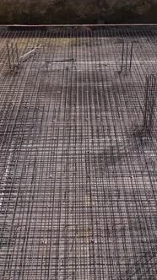 Vertical Video Timelapse Captures Rapid Construction Progress with Builders Engineers and Heavy
