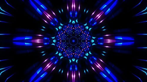 Disco Kaleidoscope Background (4)