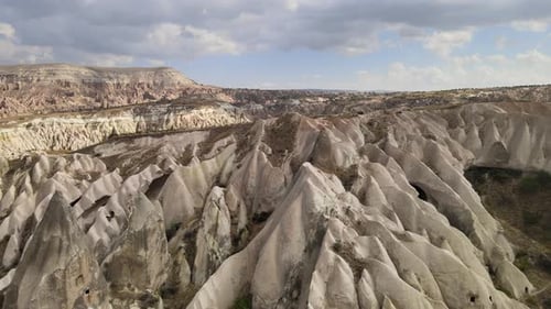 Scenic Rock Formation Landscape Aerial View