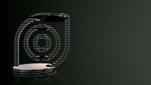 Geometric 3D Animated Display Stand Reveal