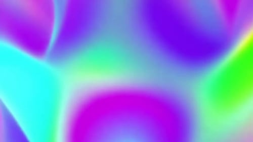 Vibrant Neon Liquid Gradient Abstract Background Loop
