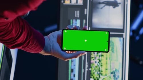 Editor de Vídeo Vertical: Sigue un tutorial en un smartphone con pantalla verde: aprende a aplicar la edición