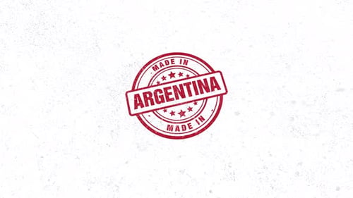 Made In Argentina Rubber Stamp