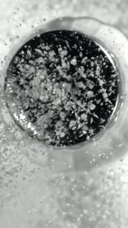 The Salt Shaker Flies Up and Falls Down Filmed on a Highspeed Camera at 1000 Fps