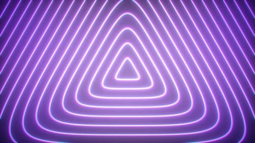 Triangle au néon 4K