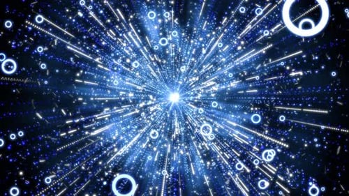 Blue Particles Shockwave