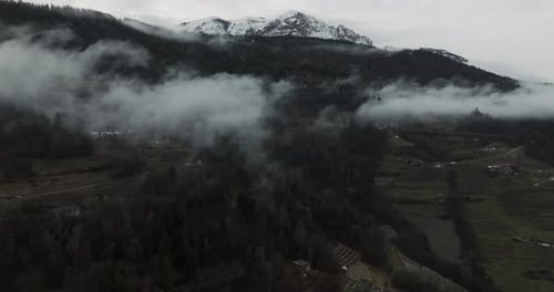 Luftaufnahme von Trient in den wunderschönen Dolomiten, Südtirol, Italien.