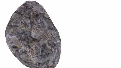 Textured Gray Rock Close-Up
