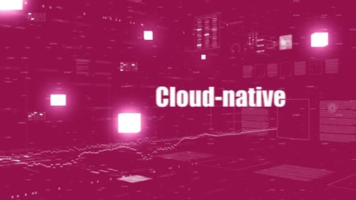 Cloud-native Wörter in der Technologiebranche