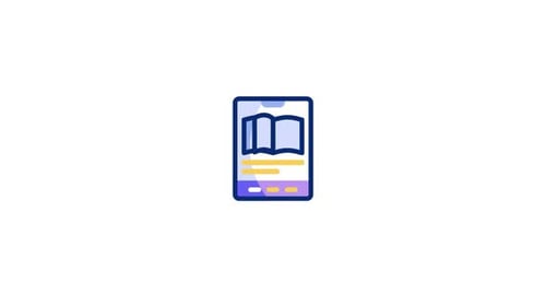 Ebook Animated Icon