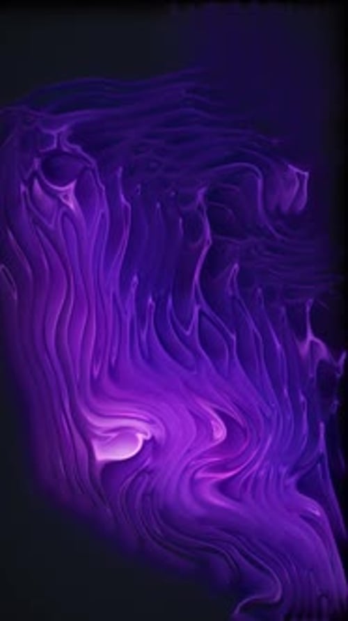 Dynamic Purple Fluid Abstract Motion Background
