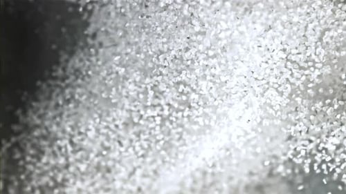 Super Slow Motion Flying Sugar