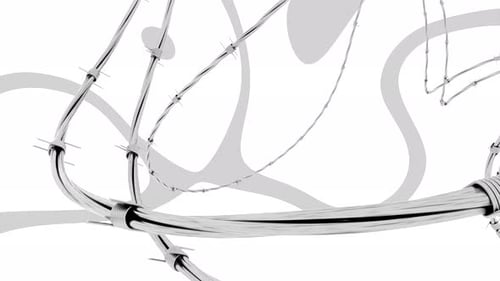 Animation mit 3D-Drähten und Linien