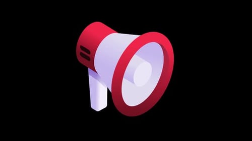 3d Speaker Animation Loop