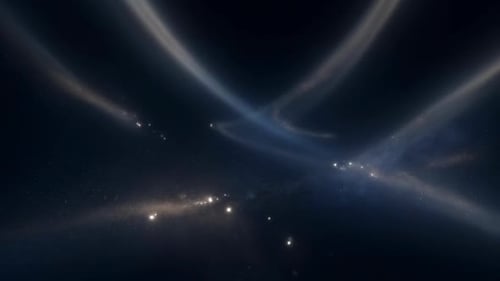In Lichtstrahlen schwebend