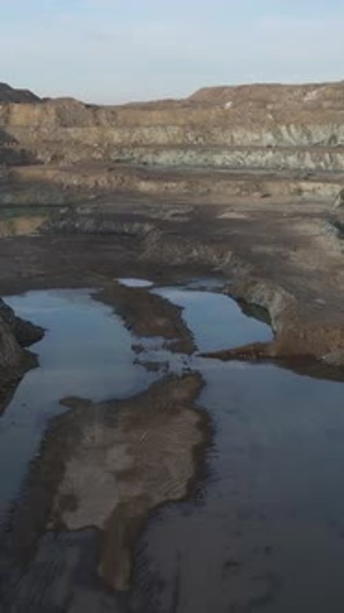 Flooded Construction Site