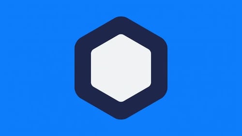 Hexagon transition background