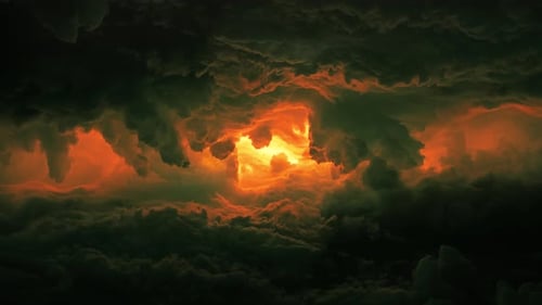 Atmosphäre in Cumulonimbuswolken und Gewittern