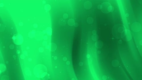 Dark Green Gradient Background With Particles
