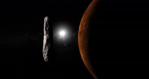Oumuamua en órbita cerca de Venus