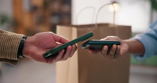 Contactless Payment with Mobile Phone at Home