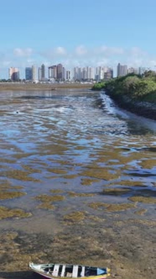Sao Luis Skyline At Sao Luis In Maranhao Brazil.