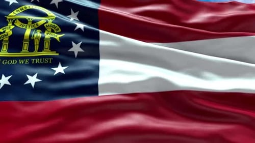 Zoom Flag Of Georgia