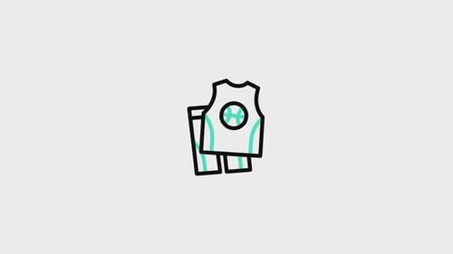 Basketball Equipment Animated Icon