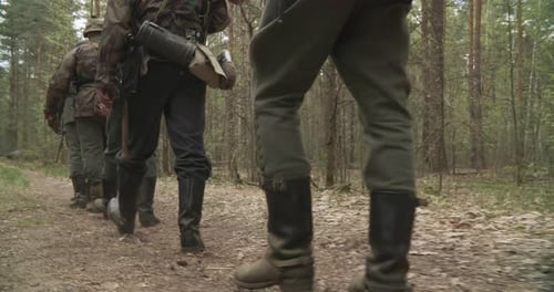 Closeup View Of Feet Of