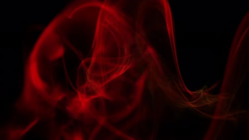 Dynamic Red Fluid Smoke Abstract Background Animation