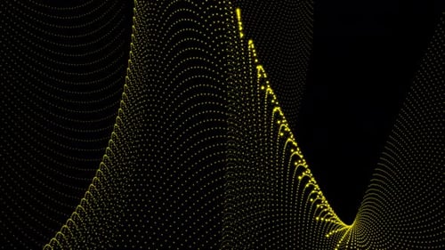 Abstract Digital Wave Grid Motion Background