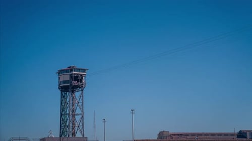 The Montjuic cable car in Barcelona