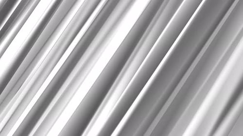 The curved shape wavy texture futuristic surface is constantly reflected glossy stripes background