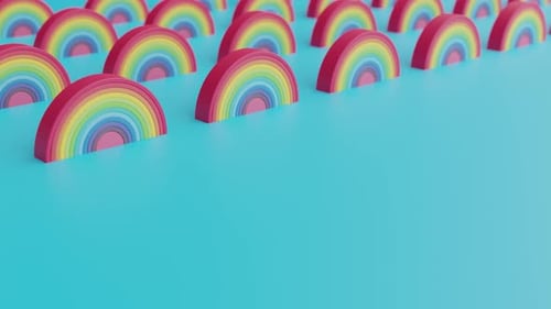 Rainbow Background VJ Loop