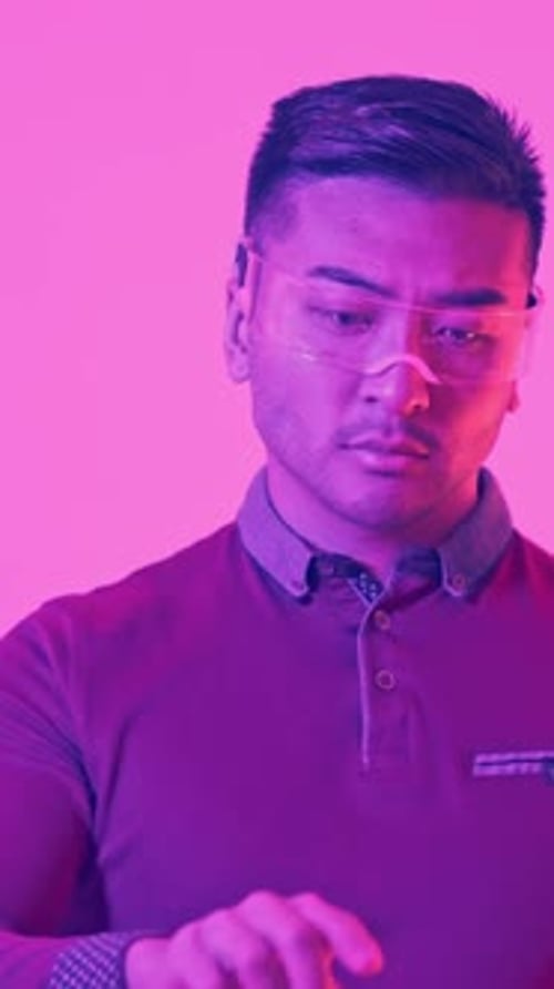 Android Using an Invisible Touchscreen Using Artificial Intelligence Goggles