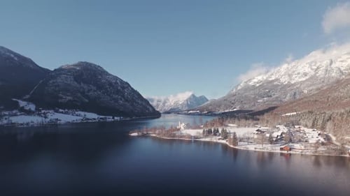 Hd Serene Lake Under Open Sky